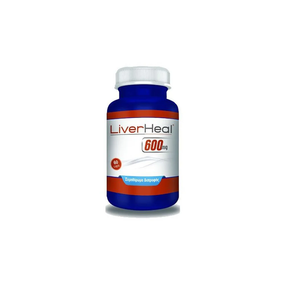 MaxiHeal Liver Heal 600mg Συμπλήρωμα Διατροφής Για Το Ήπαρ 60 κάψουλες
