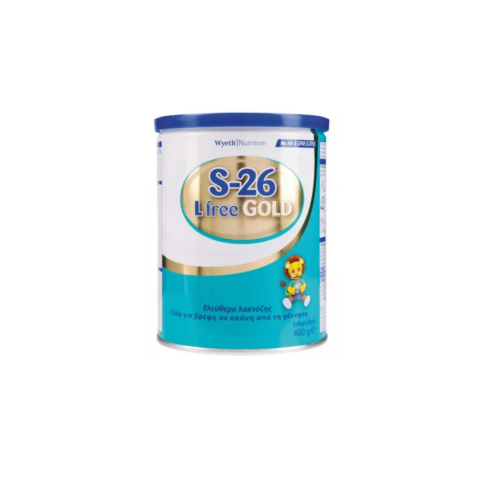 Wyeth S-26 L Free Gold Γάλα Χωρίς Λακτόζη 400gr