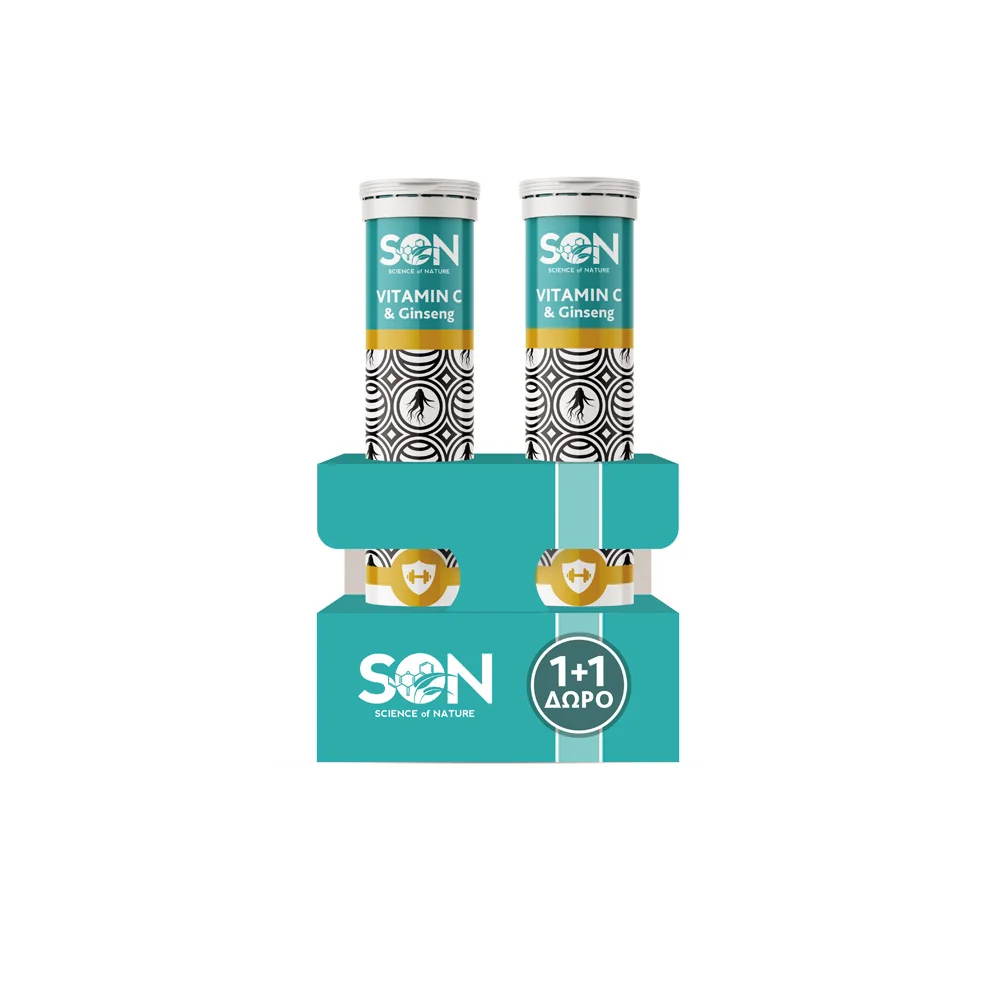 Science Of Nature Promo (1+1 Gift) Vitamin C 1000mg & Ginseng 2x20 tabs