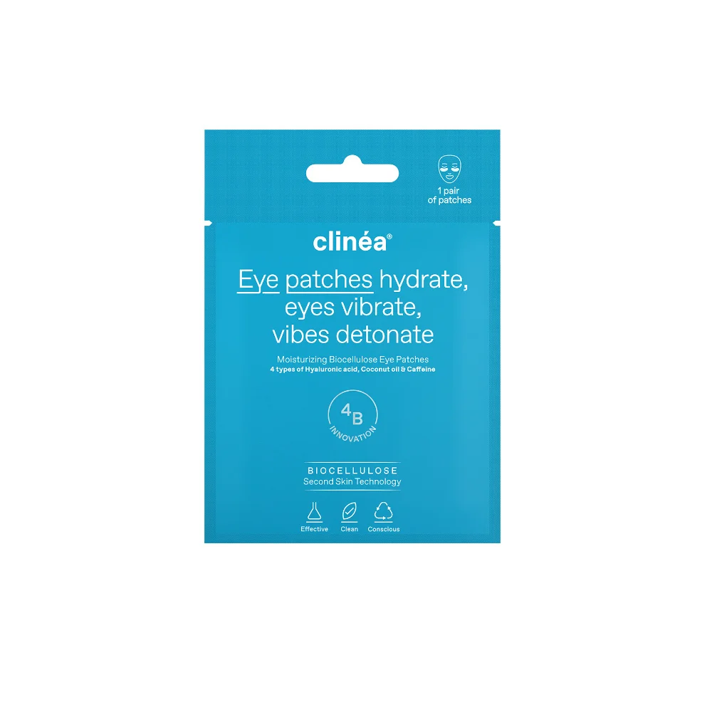 Clinea Moisturizing Biocellulose Eye Patches Για Ενυδάτωση Ματιών 1 ζευγάρι