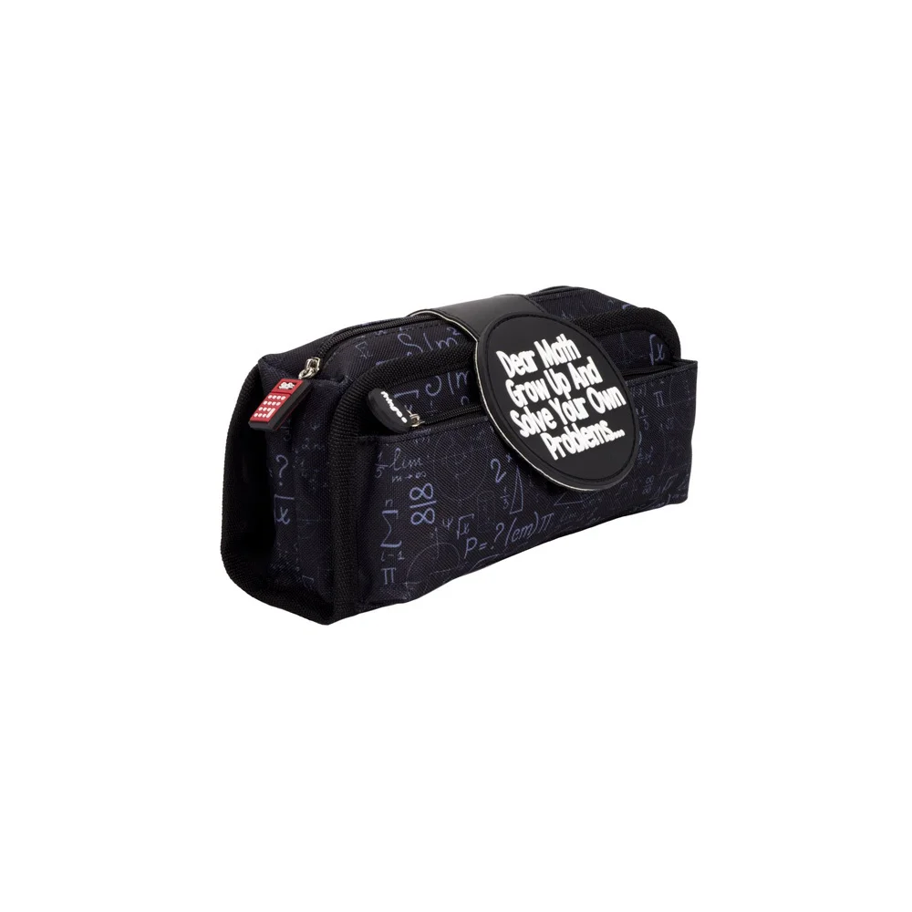 Fringoo Math Problems Silicone Patch Pencil Case 1 picie