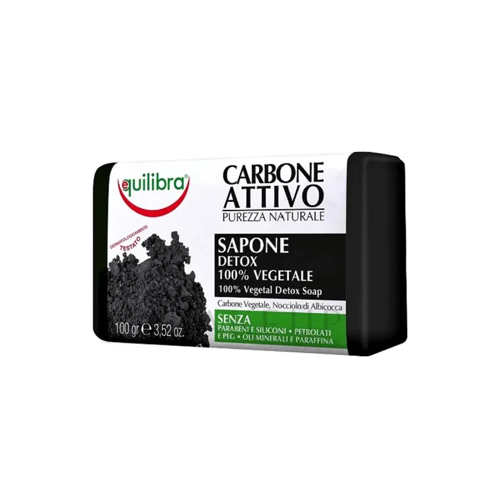 Carbone Attivo Herbal Soap With Activated Carbon 100gr