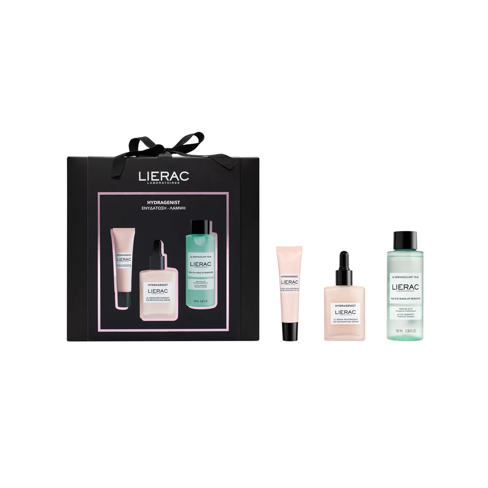 Lierac Promo Hydragenist The Rehdrating Eye Care 15ml & The Rehydrating Serum 30ml & The Eye Make-up Remover 100ml