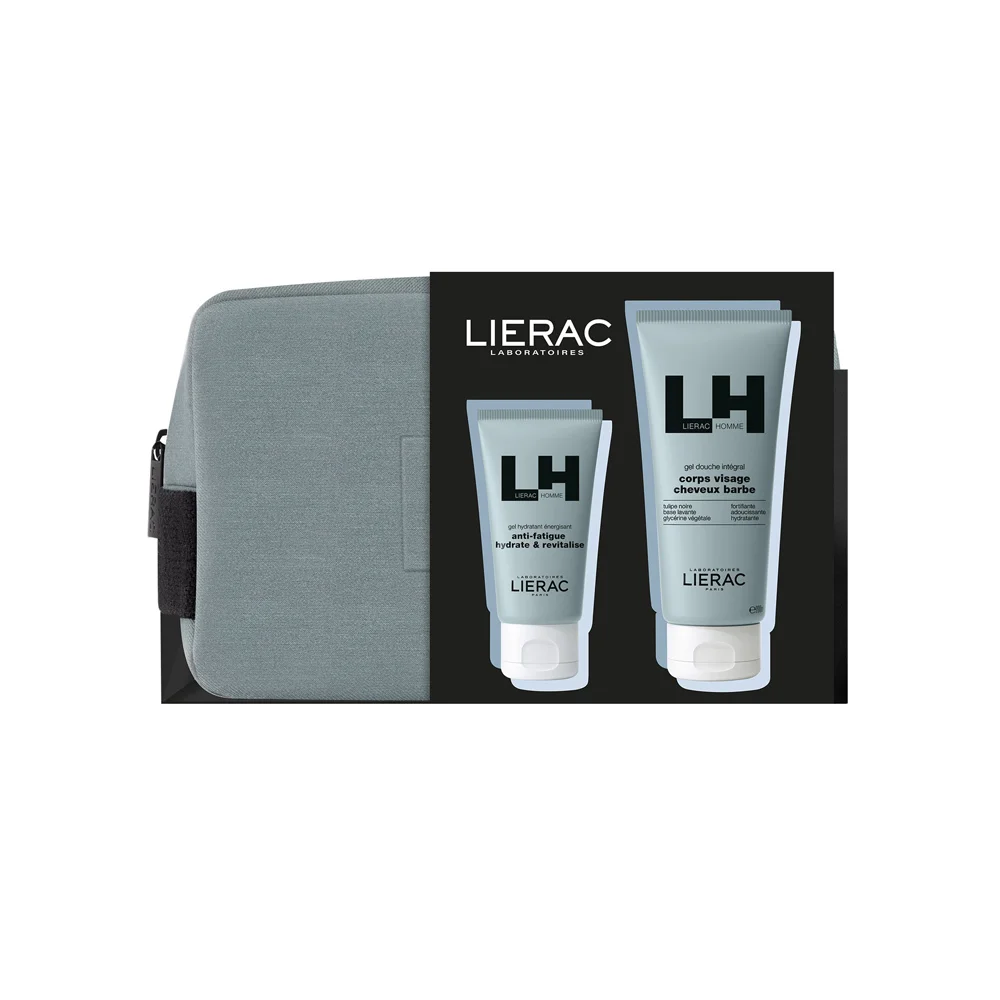 Lierac Promo Homme Anti-Fatigue Hydrate & Revitalize Gel 50ml & Shower Gel 200ml