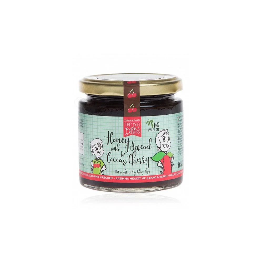 The Bee Bros Άλειμμα Μελιού Με Κακάο Και Κεράσι 300gr