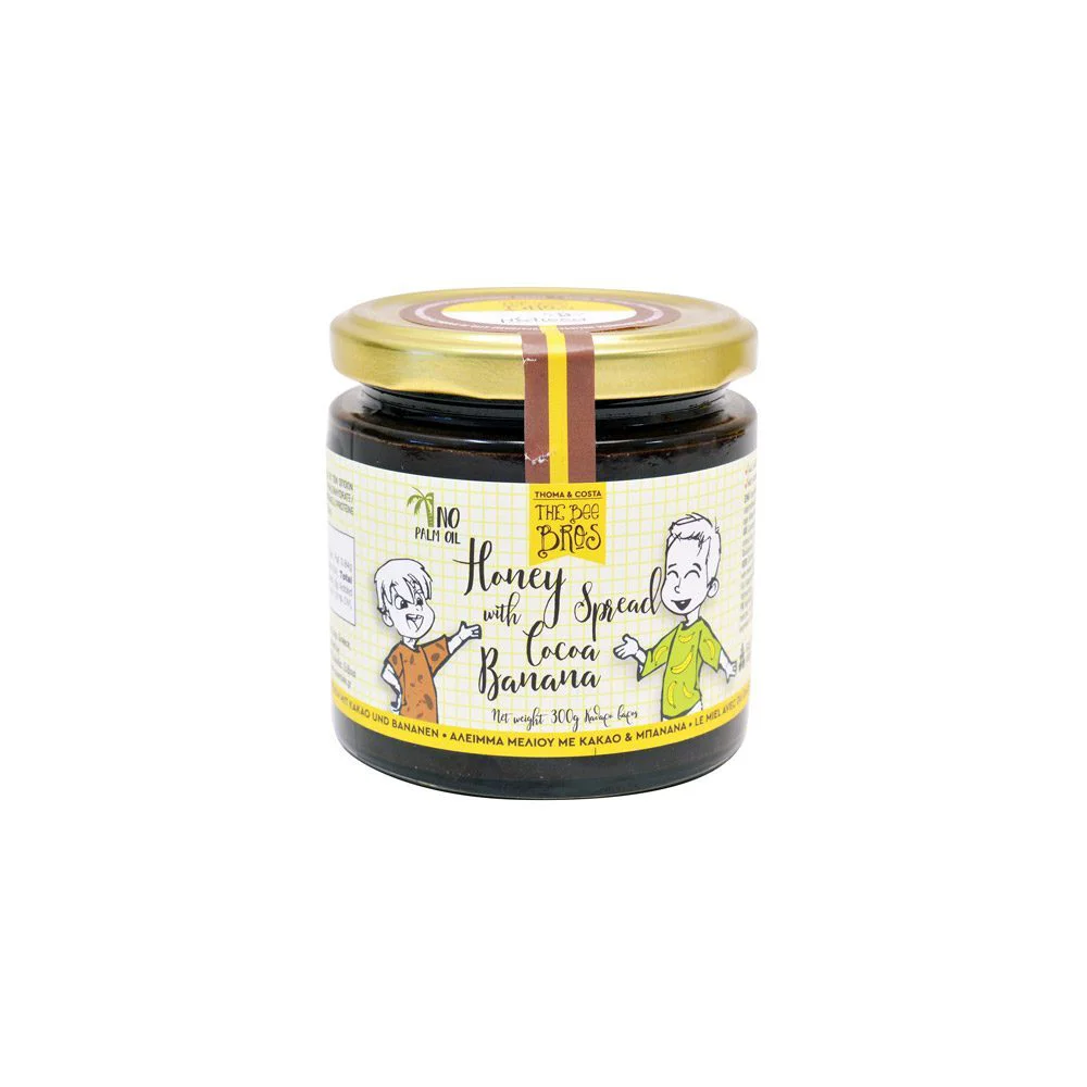 The Bee Bros Άλειμμα Μελιού Με Κακάο Και Μπανάνα 300gr