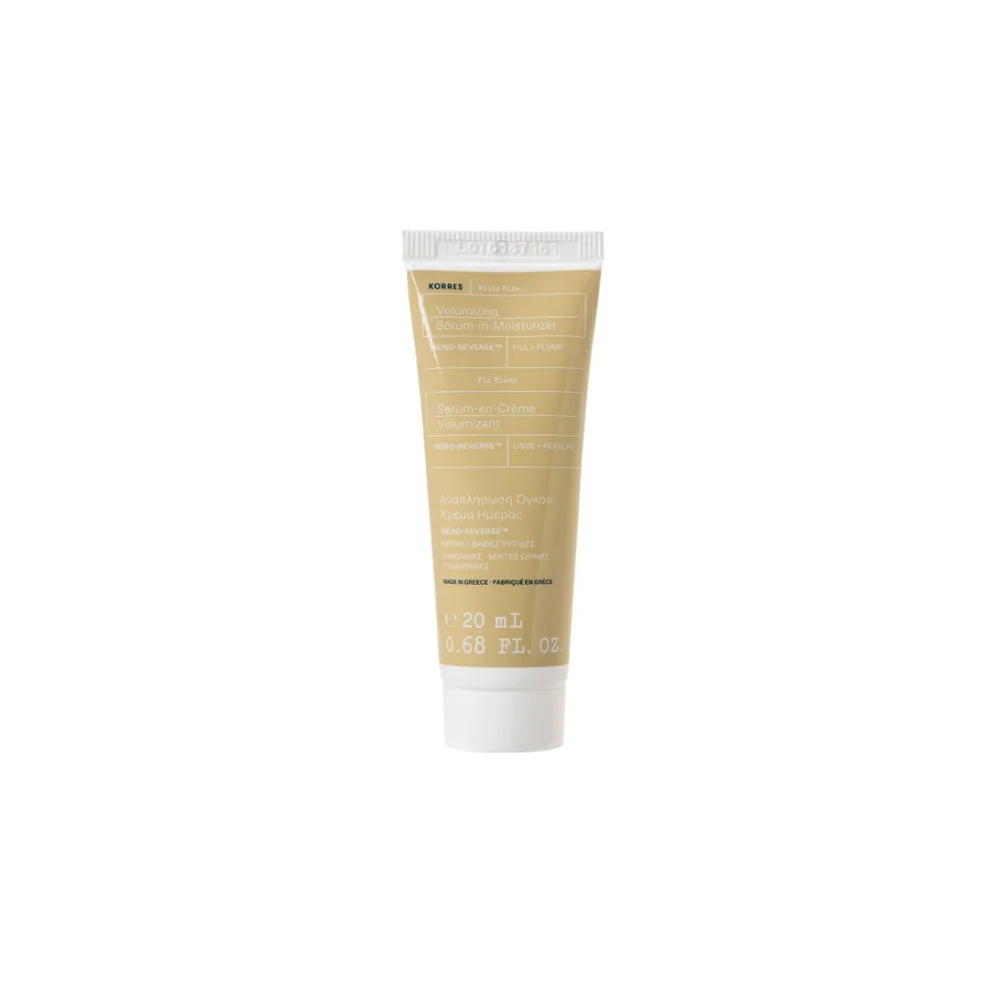 ΔΩΡΟ Korres White Pine Volumizing Serum Ιn Moisturizer Κρέμα Ημέρας Για Αναπλήρωση Όγκου 20ml