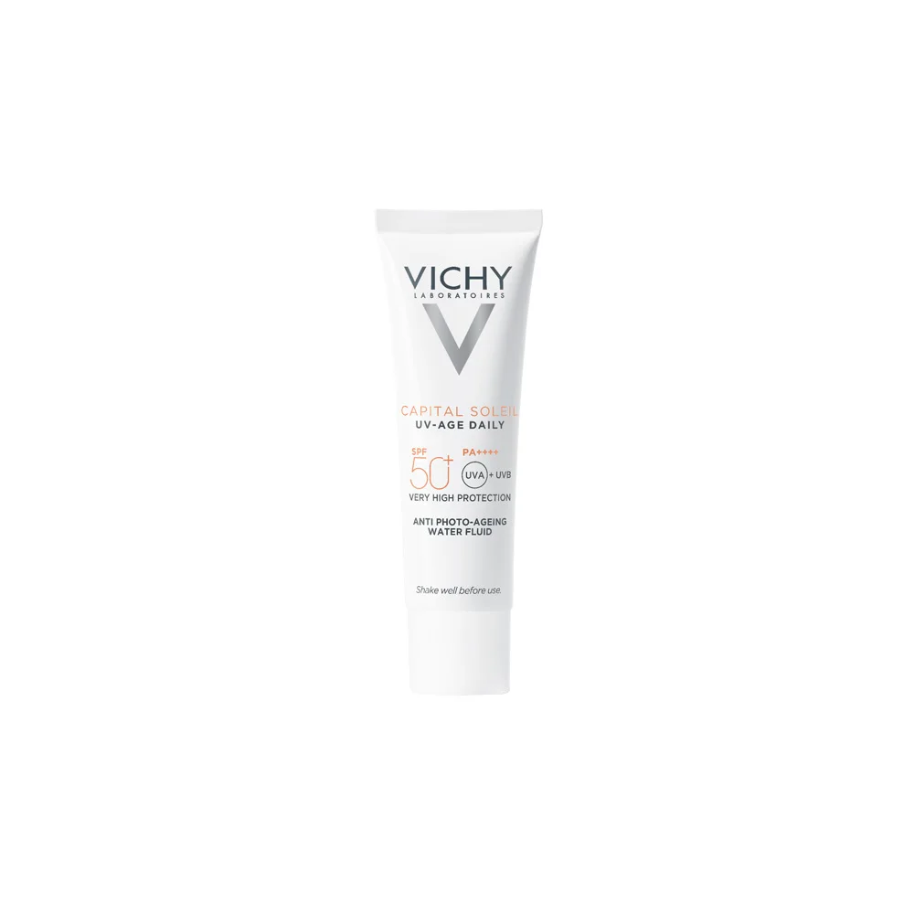 ΔΩΡΟ Vichy Capital Soleil UV-Age Daily SPF50+ Αντηλιακό Με Πολύ Υψηλή Προστασία 15ml