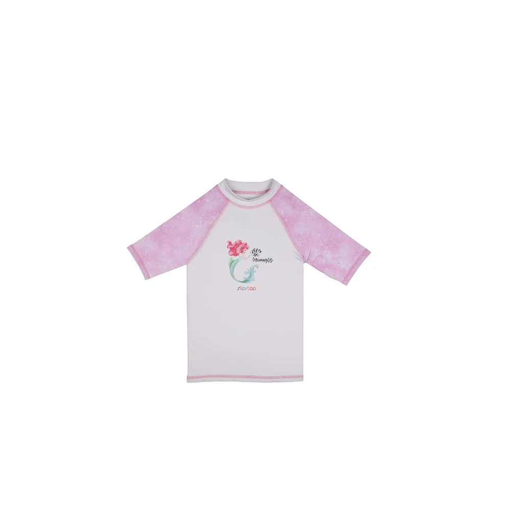 Slipstop Sunscreen T-shirt UPF50 + Little Mermaid For Children 6-7 Years 1 piece
