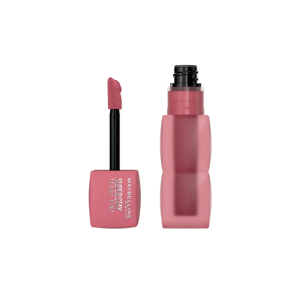 Maybelline Super Stay Teddy Tint Ματ Βελούδινο Κραγιόν 55 Kneehigh Ροζ 5ml