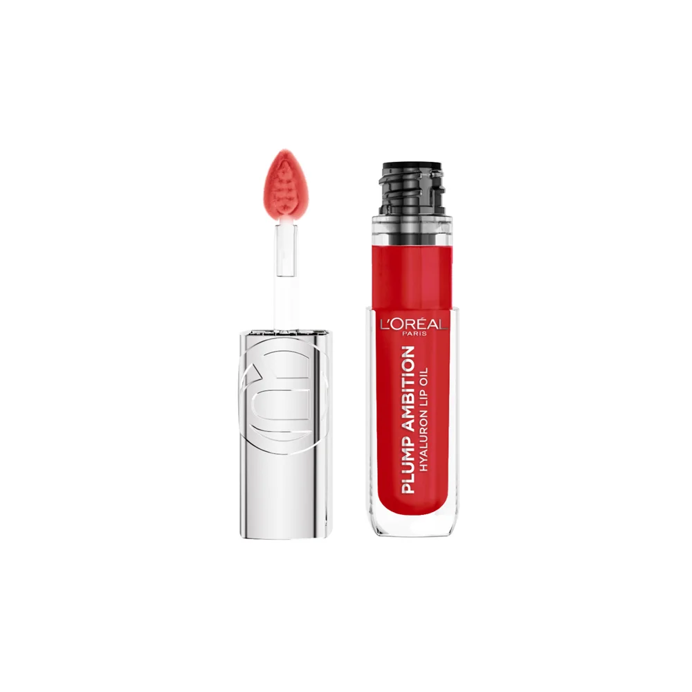 L'oreal Paris Plump Ambition Hyaluron Lip Oil 380 Rouge In Love 5ml