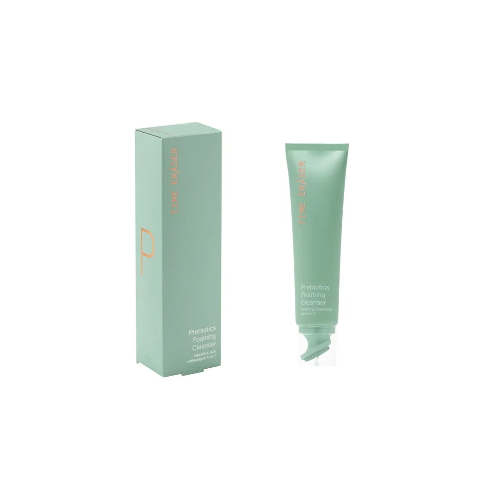 Time Eraser Prebiotics Foaming Cleanser Gel 4 in 1 140ml