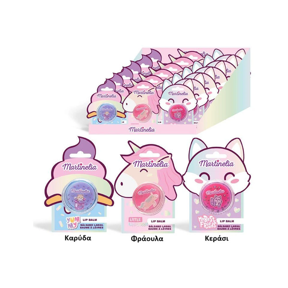 Martinelia Animal Lip Balm Children's Lip Balm With Flavors 2gr