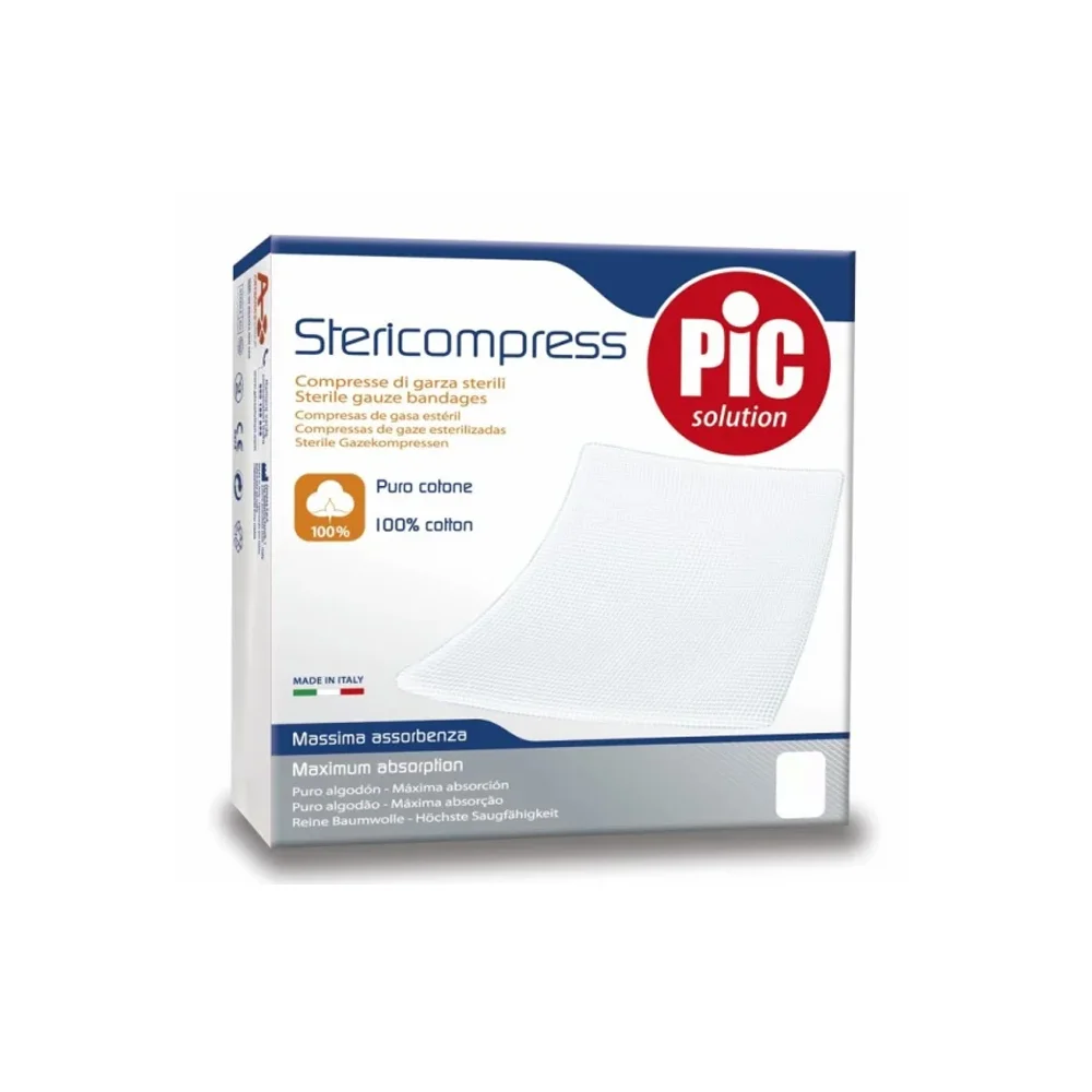Pic Stericompress XL Sterile Gauze 36x40cm 12 pieces