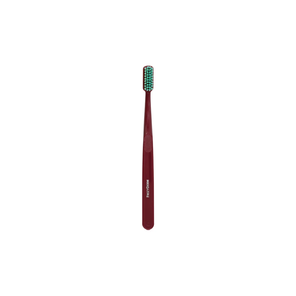 Frezyderm Toothbrush Soft Μαλακή Οδοντόβουρτσα Μπορντό 1 τεμάχιο