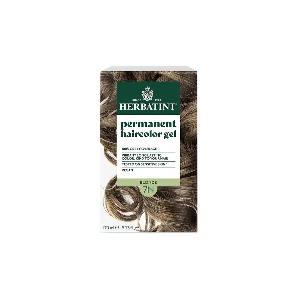 Herbatint Haircolour Gel Μόνιμη Βαφή Μαλλιών 7N Ξανθό 170ml