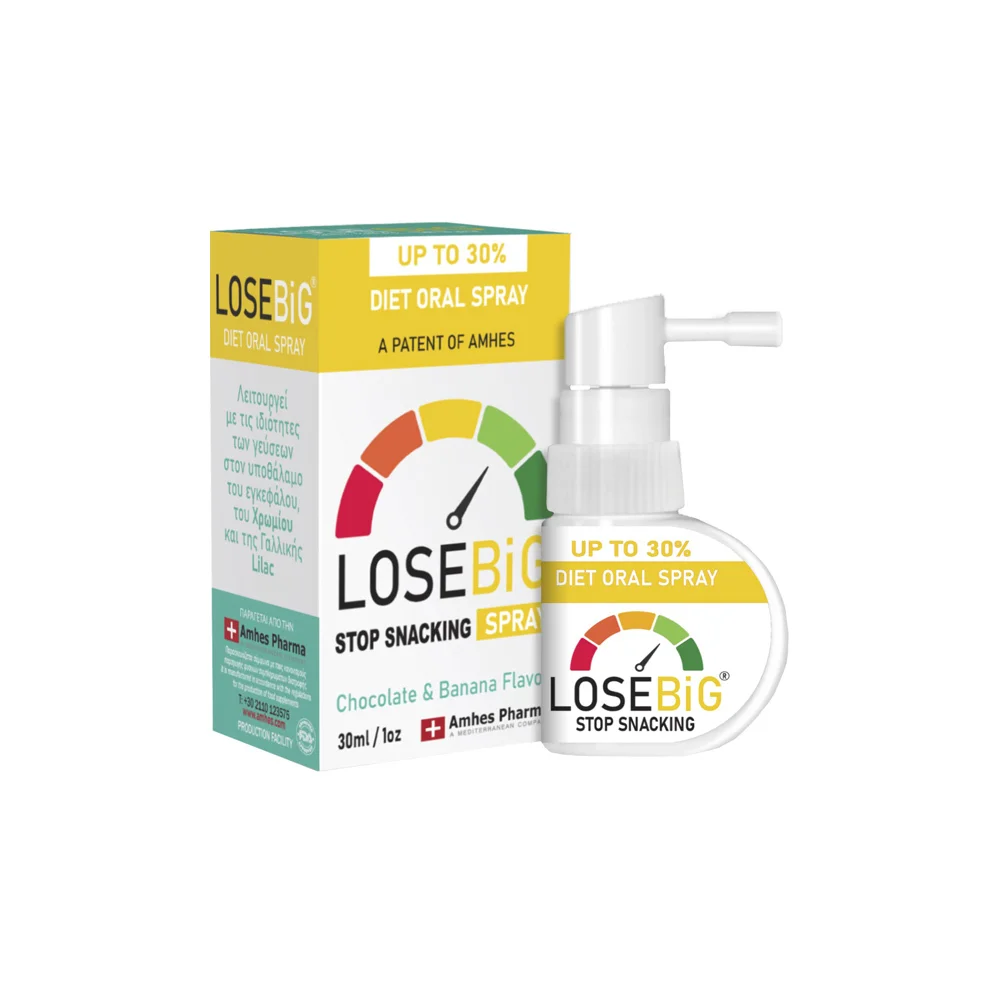 Losebig Diet Oral Spray Losebig Stop Snacking Spray Chocolate & Banana 30ml