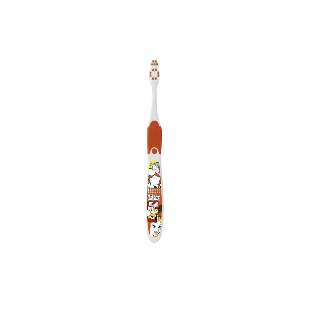 Elgydium Junior Asterix Παιδική Οδοντόβουρτσα Για Παιδιά 7 Έως 12 Ετών 1 τεμάχιο