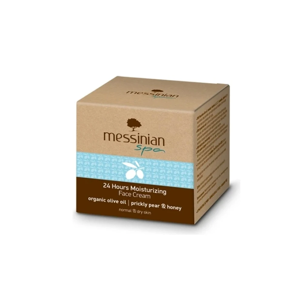 Messinian Spa 24h Moisturizing Face Cream Prickly Pear-Honey For Normal-Dry skin 50ml