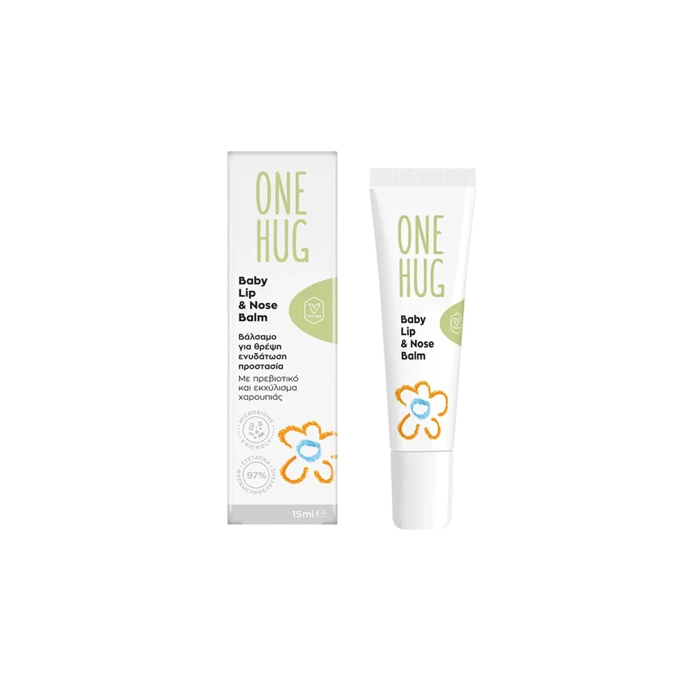 One Hug Baby Lip & Nose Balm Βρεφική Γέλη Για Χείλη & Μύτη 15ml