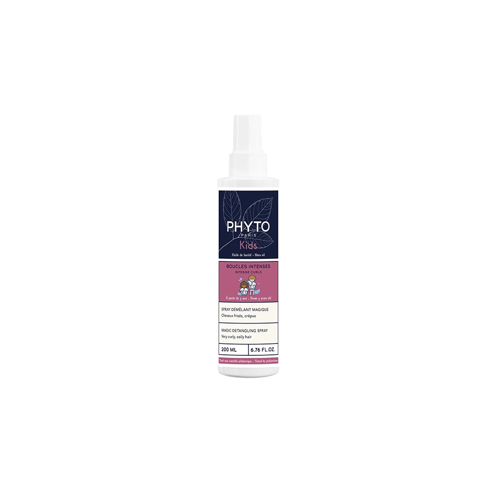 Phyto Boucles Kids Intense Curls Magic Detangling Spray Μαγικό Spray Που Ξεμπλέκει Τα Μαλλιά 200ml
