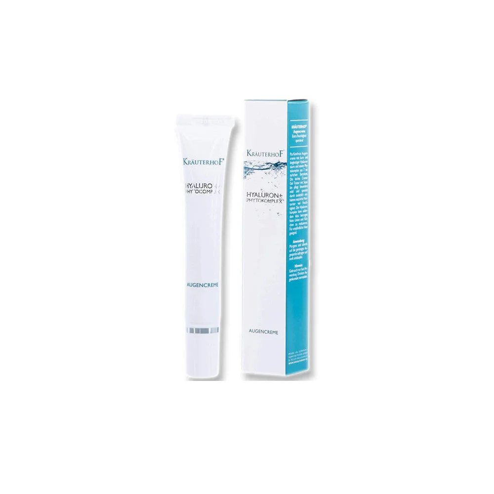 Krauterhof Hyaluron+ Phytocomplex Eye Cream Ενυδατική Κρέμα Ματιών Με Υαλουρονικό Οξύ & Φυτοσύμπλεγμα 20ml