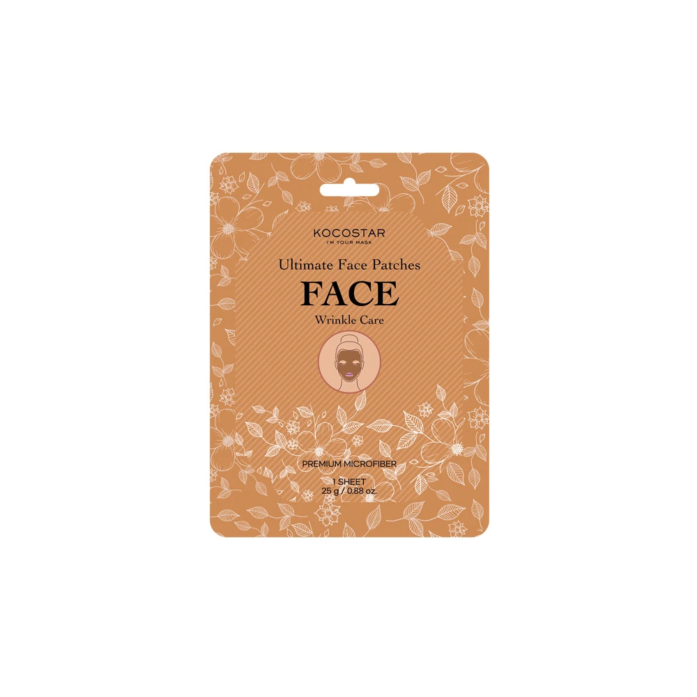 Kocostar Ultimate Face Patches Wrinkle Care Face Patche Εμποτισμένη Μάσκα Προσώπου Για Ολοκληρωμένη Αντιμετώπιση Των Ρυτίδων 1 τεμάχιο