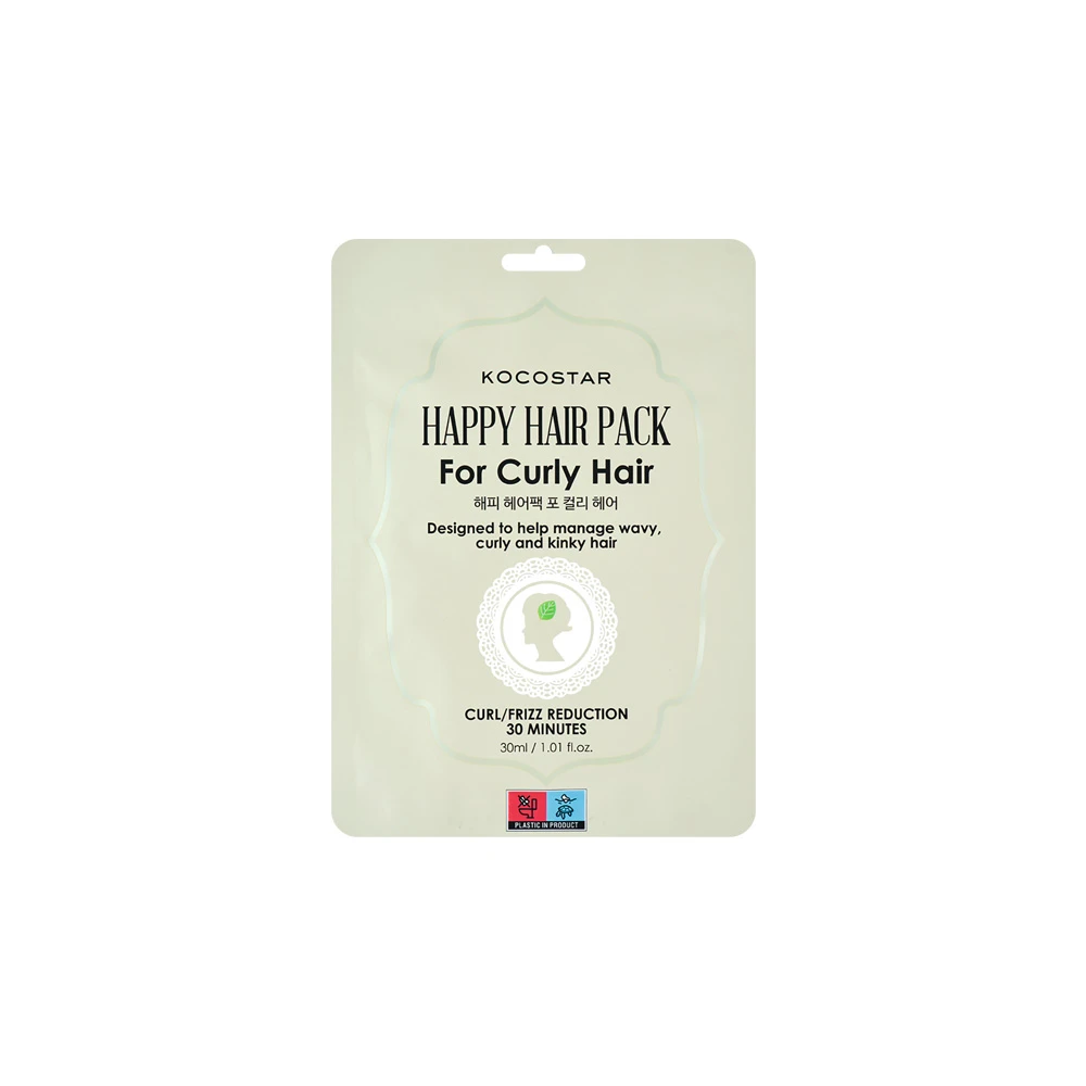 Kocostar Happy Hair Pack For Curly Hair Μάσκα Διαχείρισης Σγουρών Μαλλιών 1 τεμάχιο