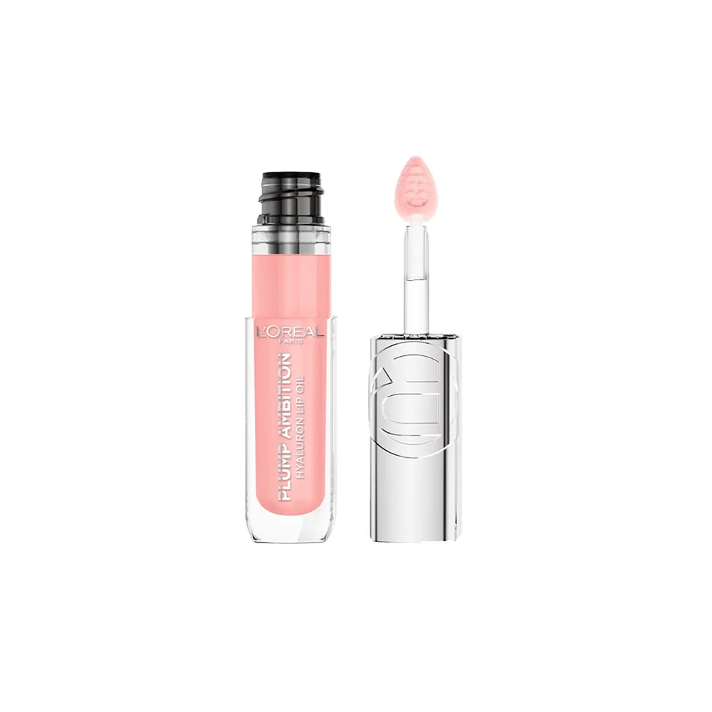 L'oreal Paris Plump Ambition Hyaluron Lip Oil 201 Milky Nu Ενυδατικό Λάδι Όγκου Χειλιών 5ml