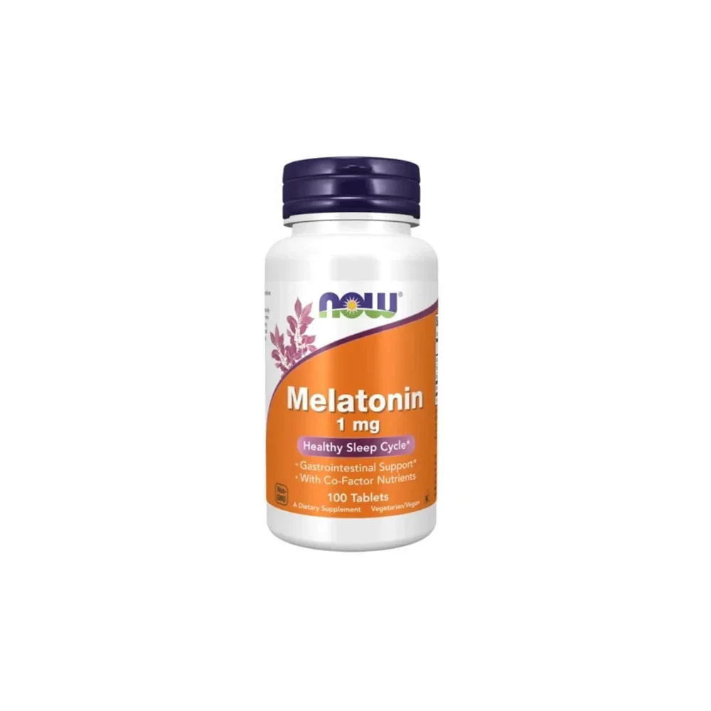 Now Melatonin 1mg Συμπλήρωμα Διατροφής Μελατονίνης 100 ταμπλέτες