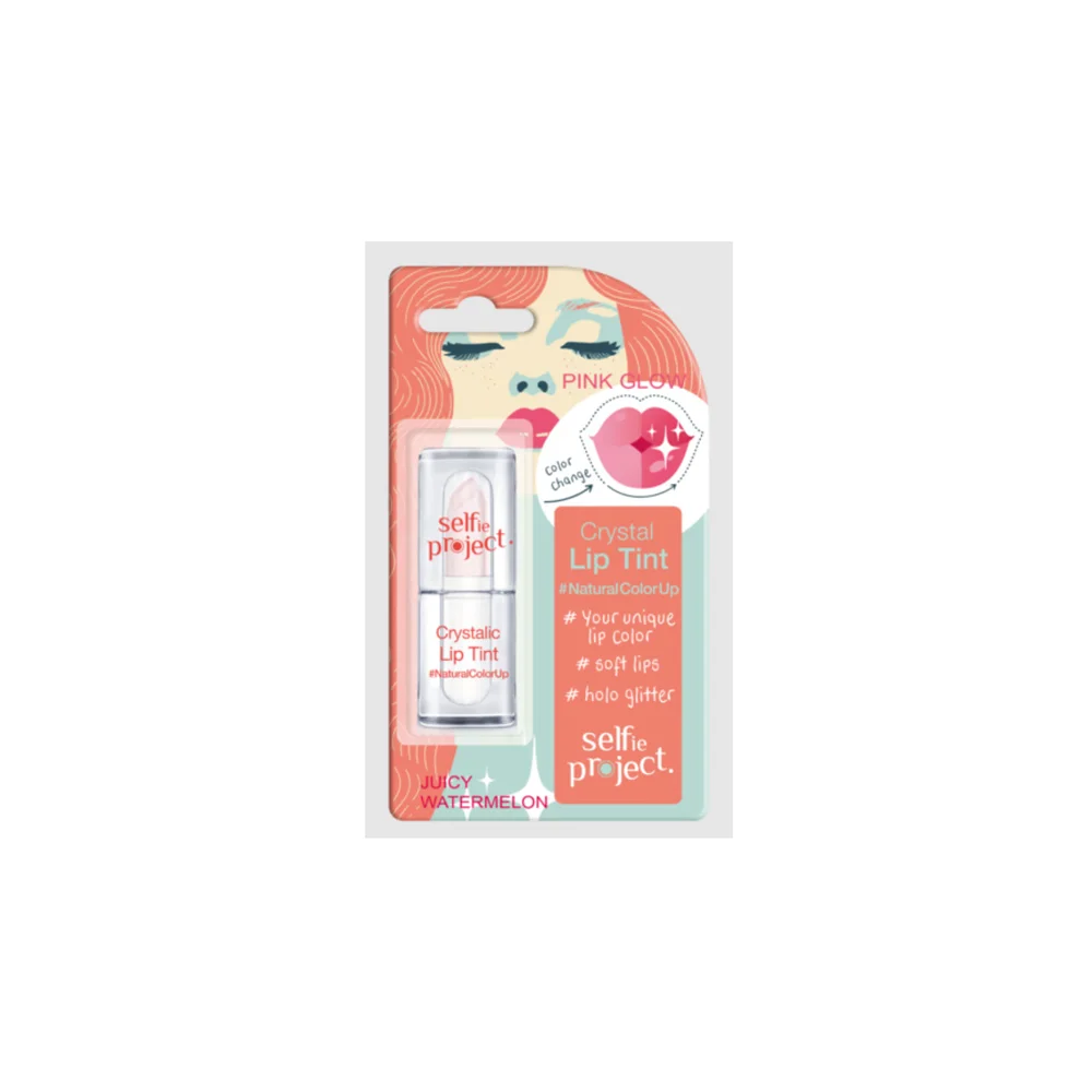 InoPlus Selfie Project Crystal Lip Tint Lip Balm NaturalColorUp 3.5gr