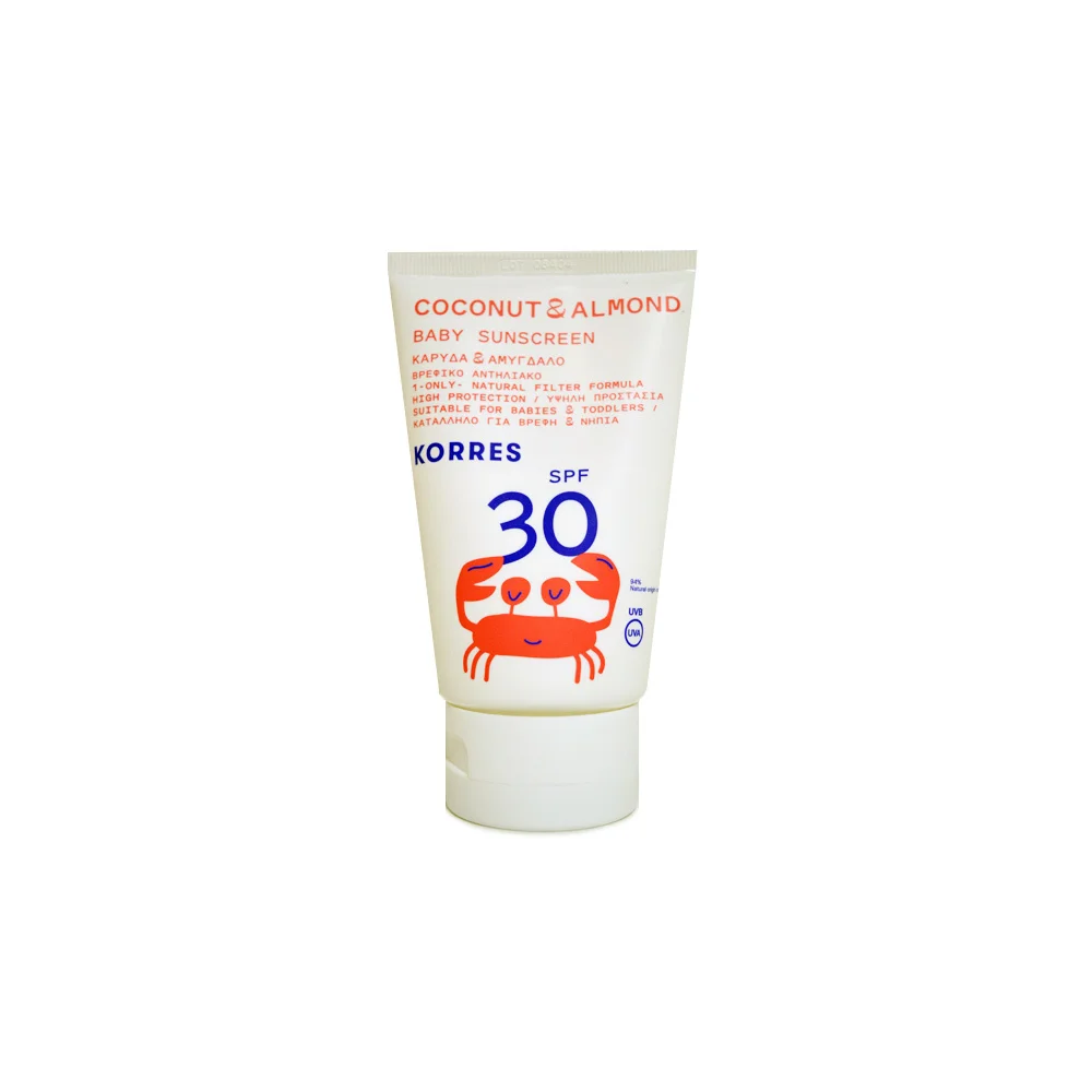 Korres Coconut & Almond Baby Sunscreen Emulsion SPF30 100ml