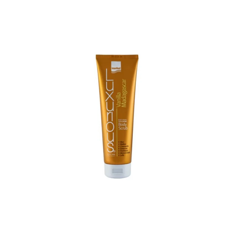 InterMed Luxurious Body Natural Exfoliating Body Scrub Vanilla Madagascar 280ml