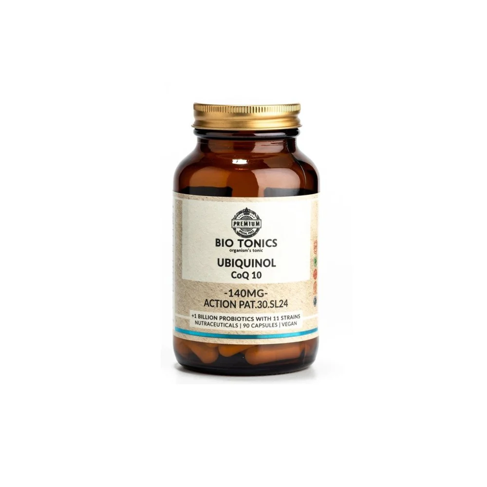 Bio Tonics Ubiquinol CoQ10 140mg vegan caps