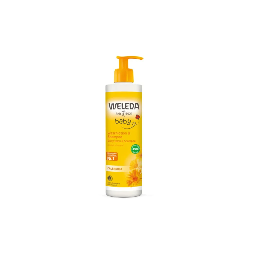 Weleda Baby Σαμπουάν & Αφρόλουτρο Καλέντουλα 400ml