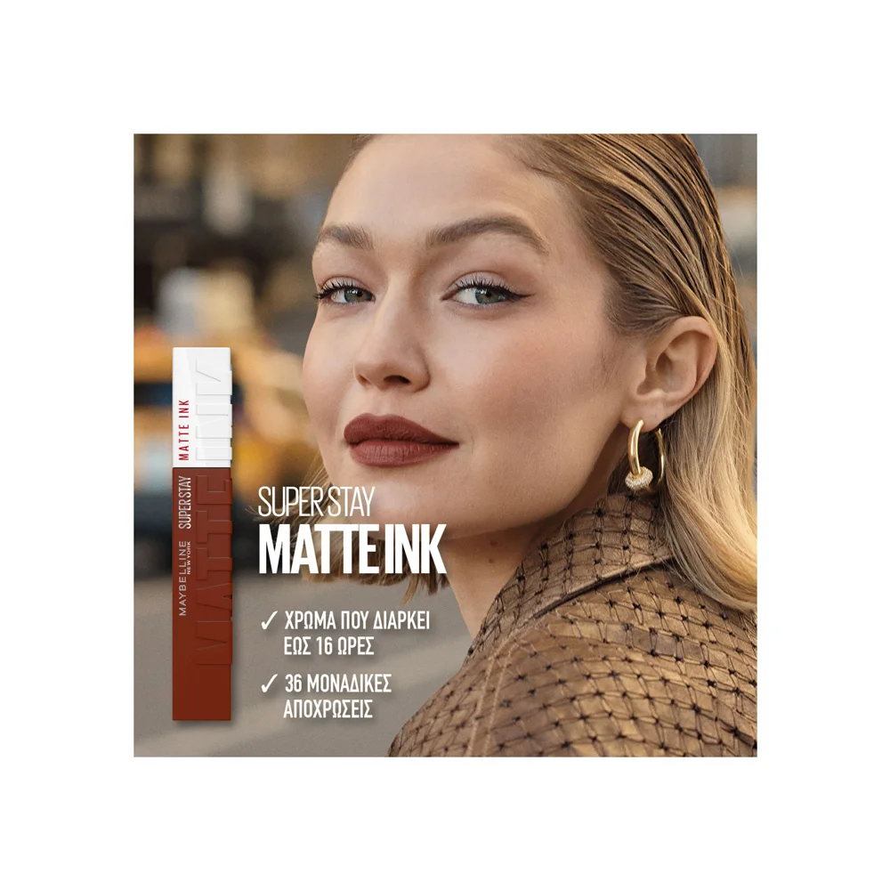 Maybelline Super Stay Matte Ink Κραγιόν 10 Dreamer Ροζ 5ml