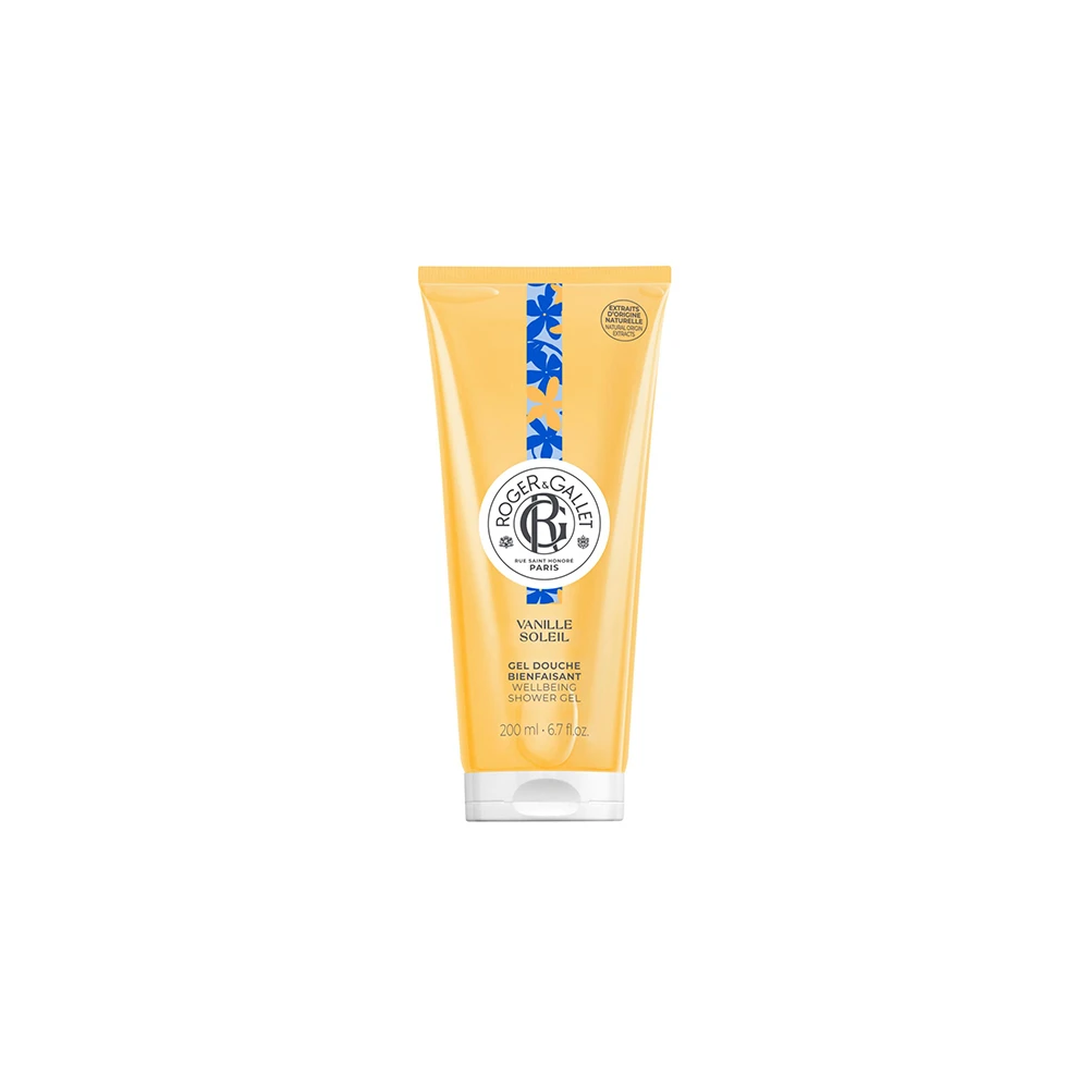 Roger & Gallet Shower Gel Vanille Soleil Αναζωογονητικό Αφρόλουτρο 200ml