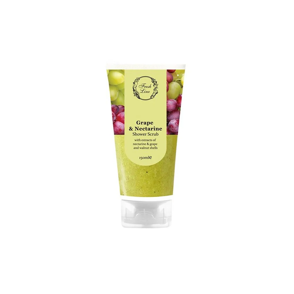 Fresh Line Grape & Nectarine Shower Scrub 150ml