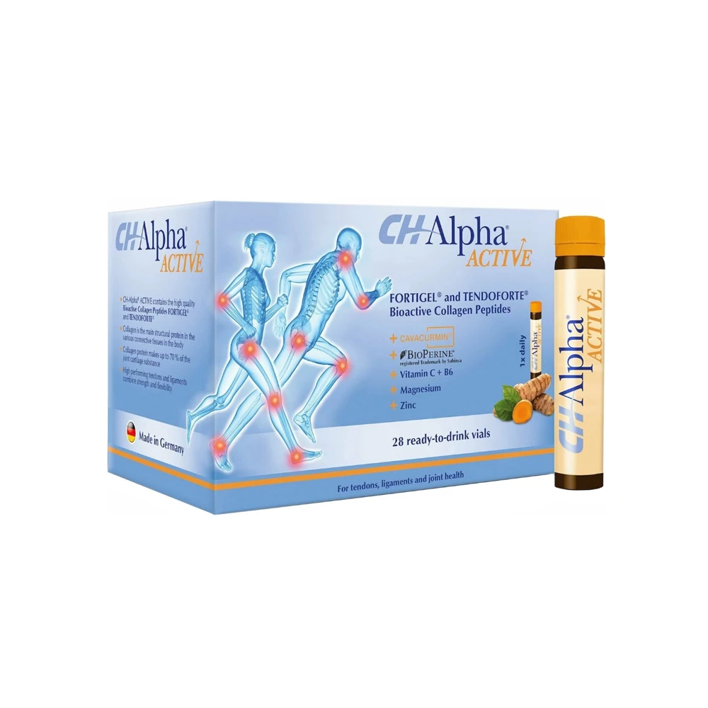 VivaPharm CH Alpha Active Συμπλήρωμα Διατροφής Για Δυνατούς Τένοντες & Συνδέσμους 28x30ml