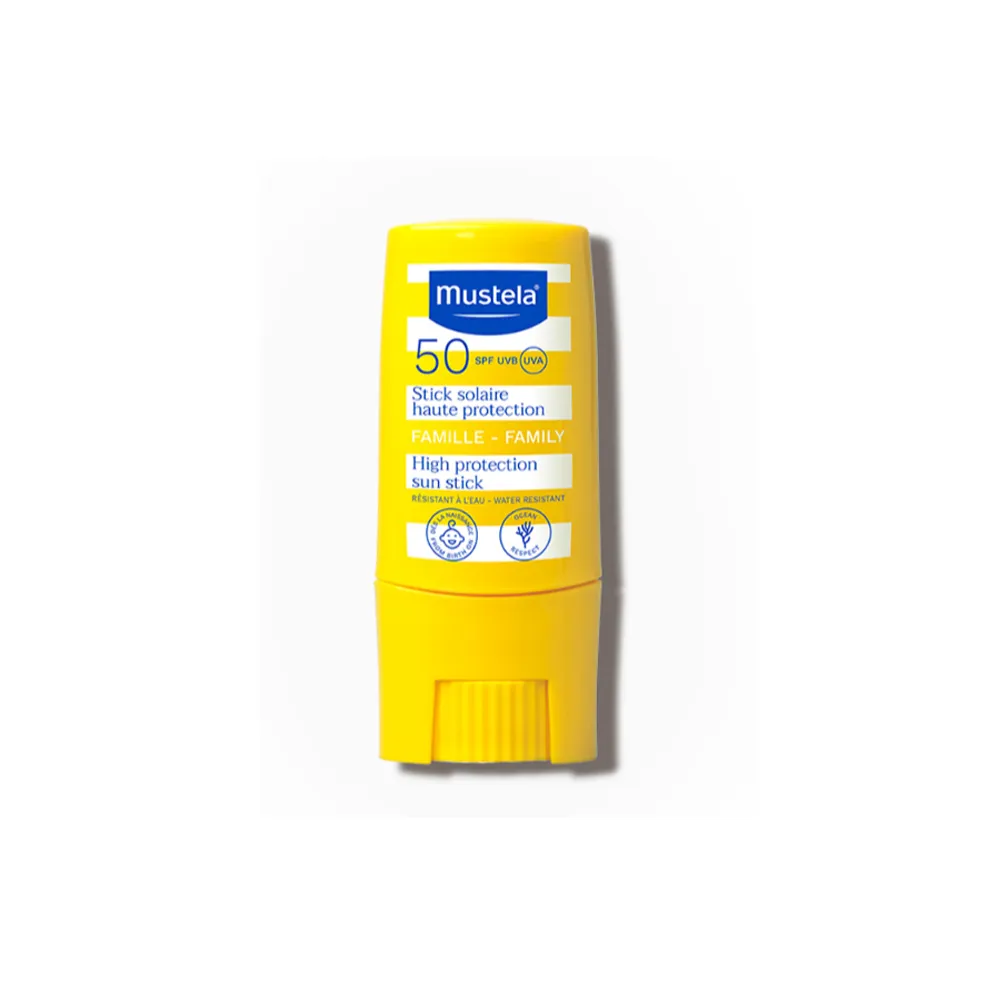 Mustela Solaire SPF50 + Face & Body Sunscreen In Stick 9ml