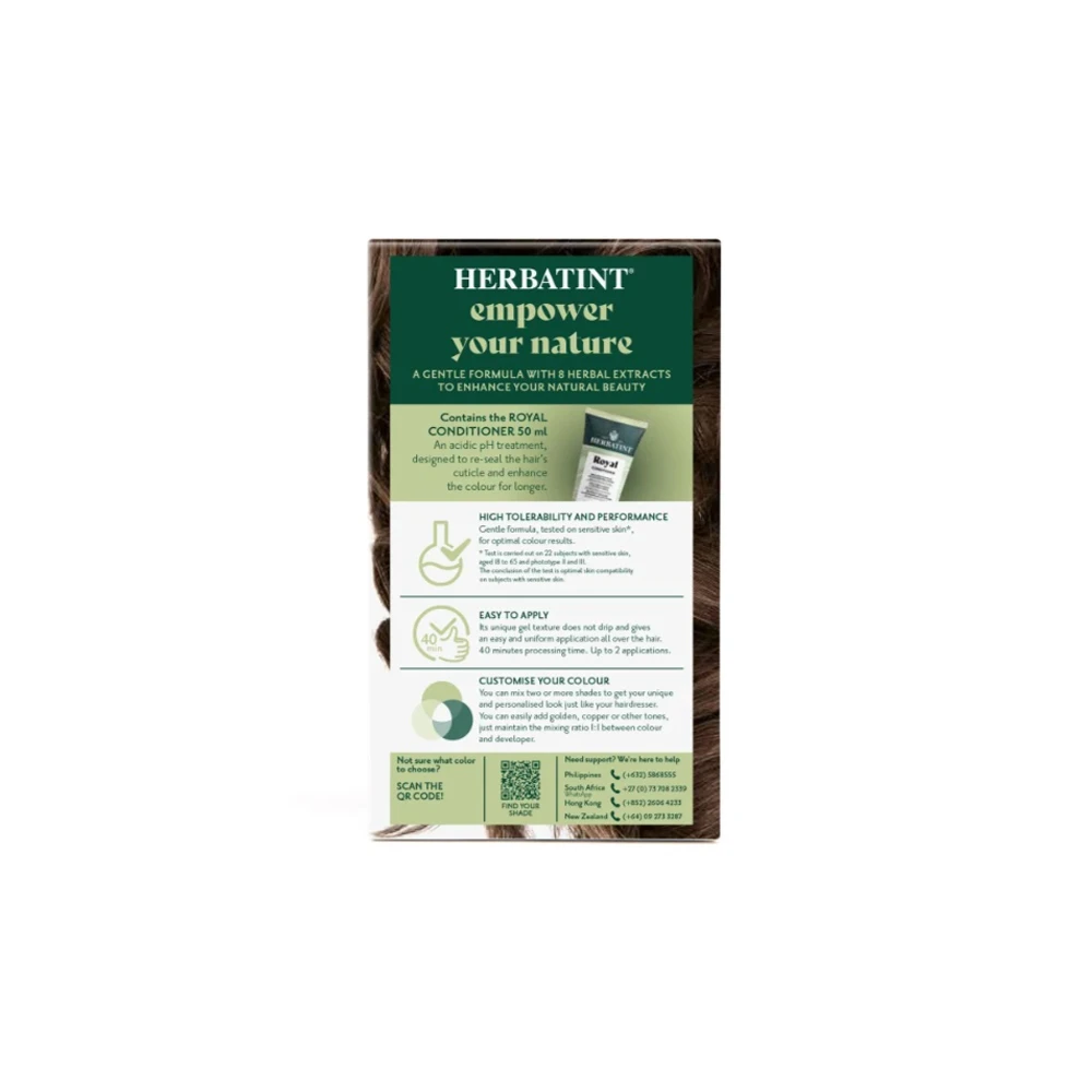 Herbatint Permanent Gel Βαφή Μαλλιών 5D Καστανό Ανοικτό Χρυσαφί 170ml