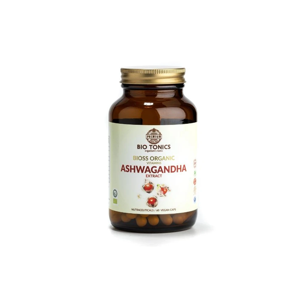 Bio Tonics Bioss Organic Vitamins Ashwagandha Extract 320mg 60 vegan caps