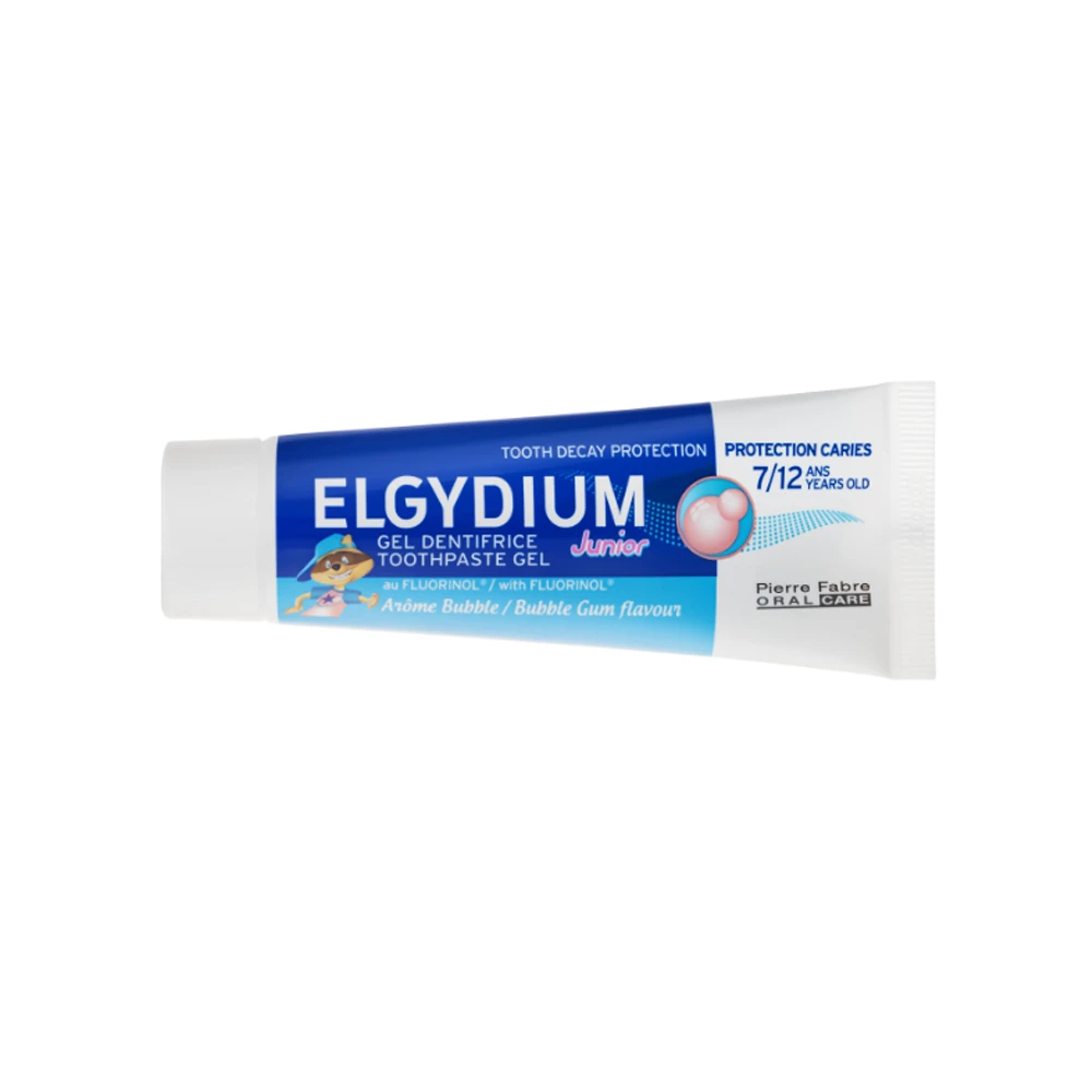 Elgydium Junior Τoothpaste Bubble Οδοντόκρεμα Για Παιδιά Με Γεύση Τσιχλόφουσκας 50ml