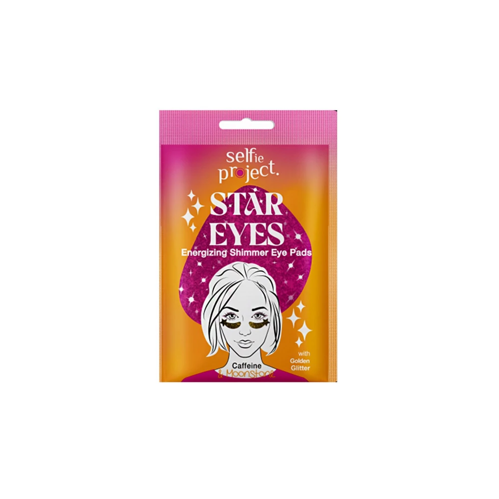 InoPlus Selfie Project Eye Pads With Golden Glitter Star Eyes 2 pieces