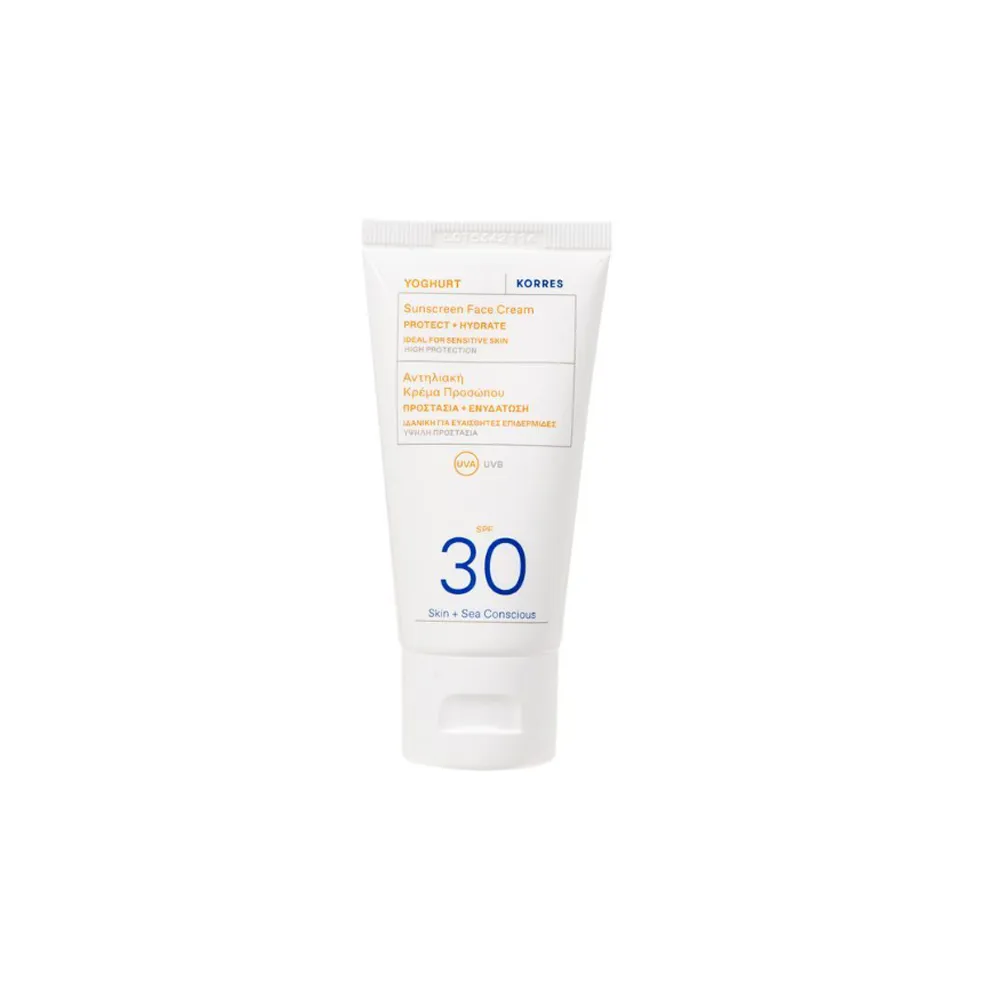 Korres Yoghurt Sunscreen Face Cream SPF30 50ml
