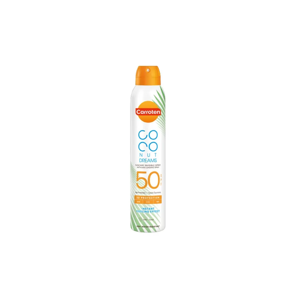 Carroten Coconut Dreams Suncare Invisible Spray 3D Protection SPF50 200ml