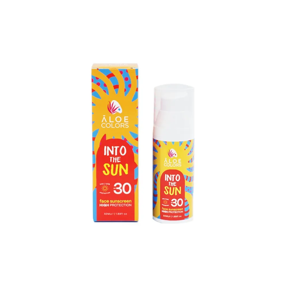 Aloe Colors Into The Sun Face Sunscreen SPF30 50ml