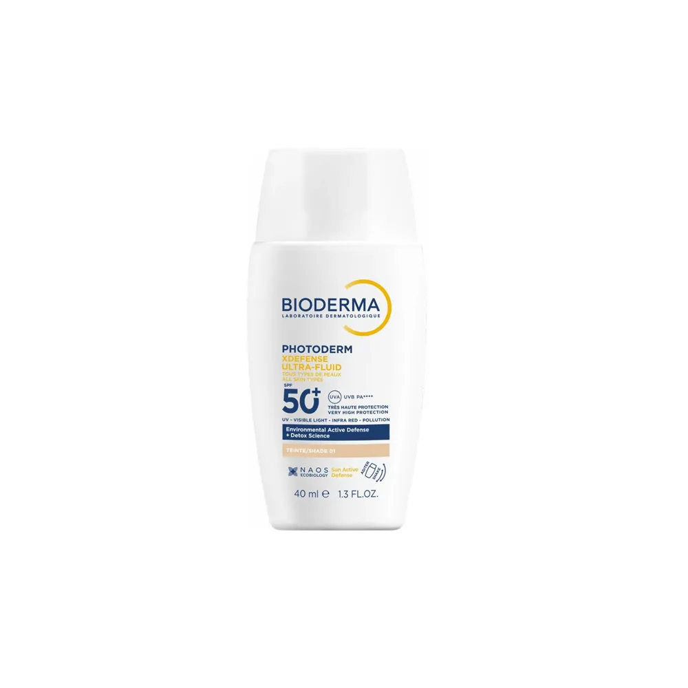 Bioderma Photoderm XDefense Ultra-Fluid Shade 01 Αντηλιακό Προσώπου Πολύ Υψηλής Αντηλιακής Προστασίας SPF50+ 40ml