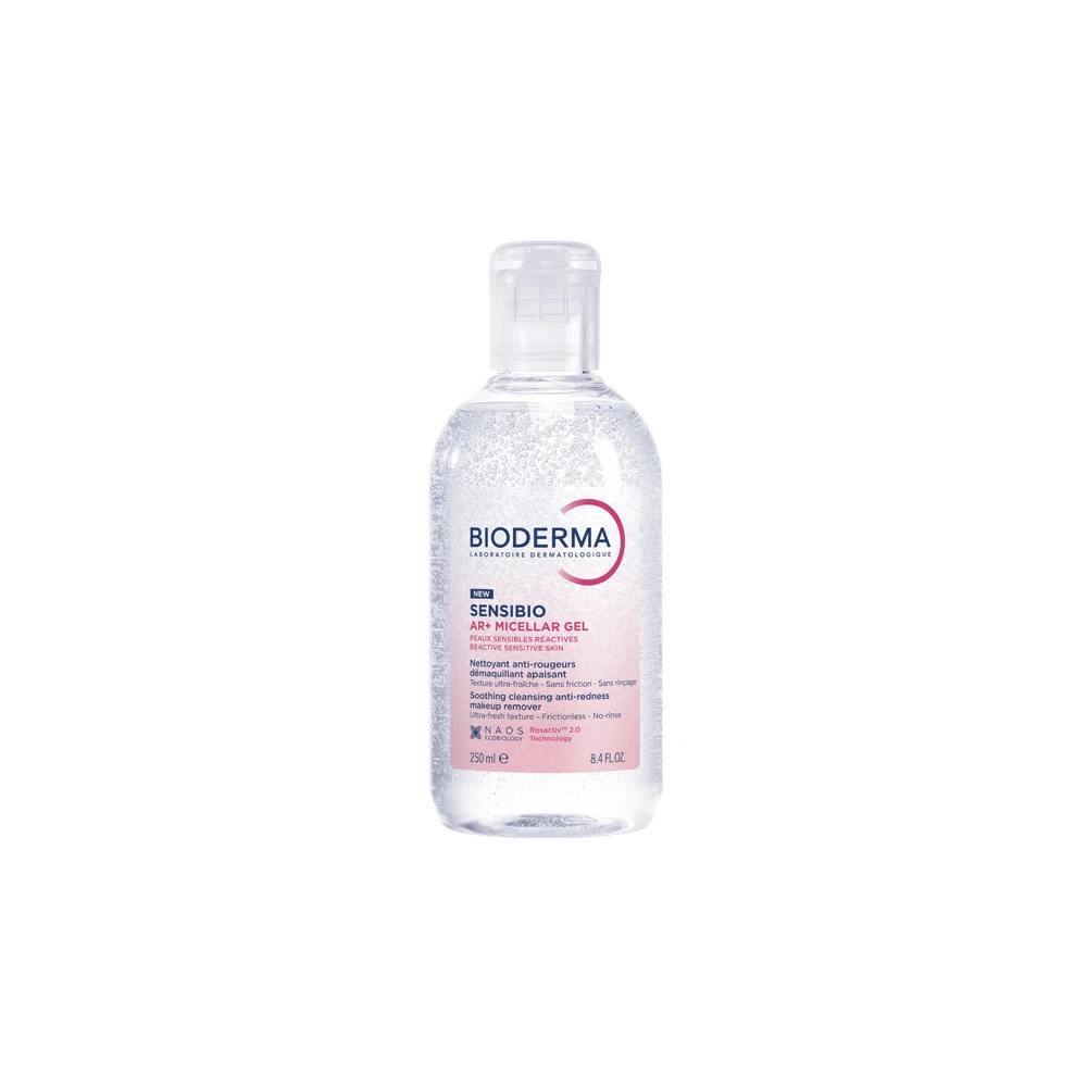 Bioderma Sensibio AR+ Micellar Gel Καταπραϋντικό Gel Καθαρισμού & Ντεμακιγιάζ Για Το Ευαίσθητο Δέρμα Με Τάση Ροδόχρου Ακμής 250ml