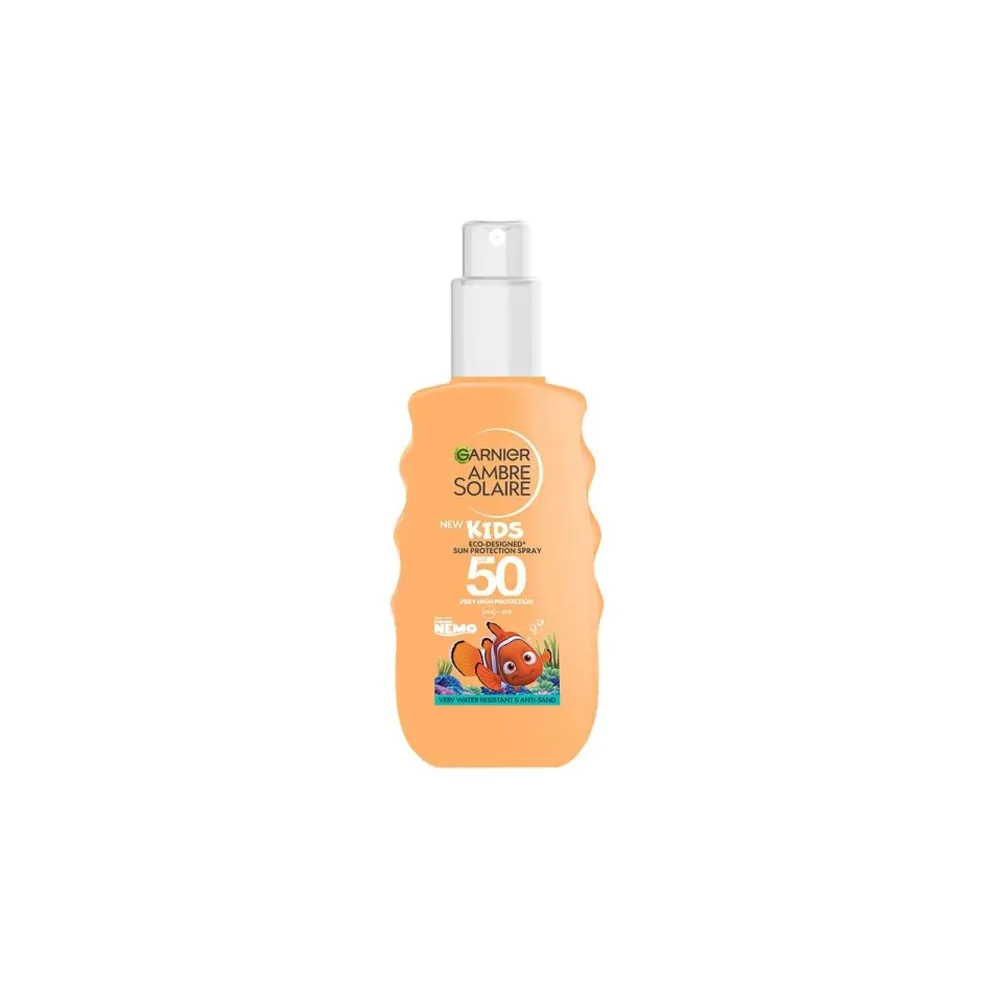 Garnier Ambre Solaire Kids Sun Protection Spray SPF50 Nemo Παιδικό Αντηλιακό Γαλάκτωμα Υψηλής Προστασίας 150ml